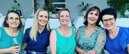 The amazing team behind the success story of Annerie Beukes occupational therepists. From left to right, a dedicated them of therapists with radiant smiles who will take care of your treatments and recovery